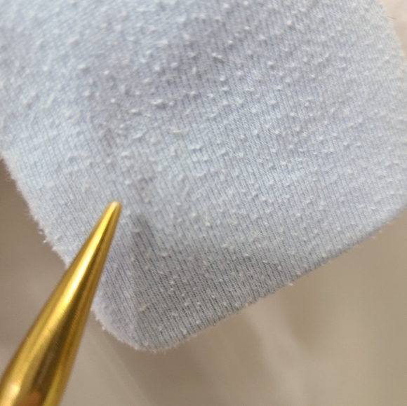 ♡ Y2K ♡ Abercrombie & Fitch Baby Blue Button Down Henley Babydoll Top - Picture 11 of 12